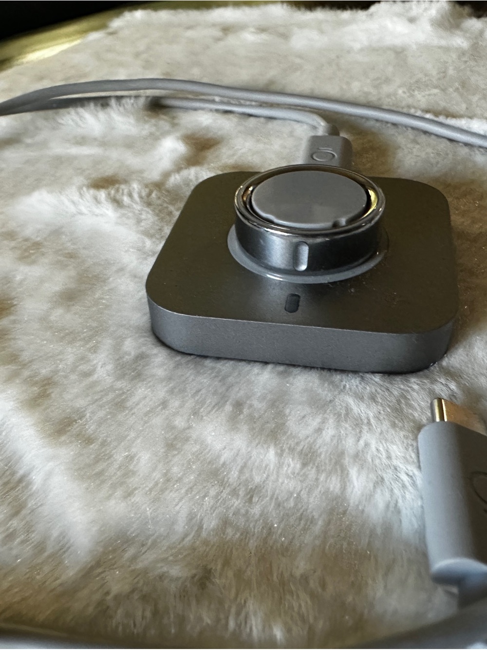 Oura Ring 4 Silver Size 10 + Original Charger & USB-C Cable